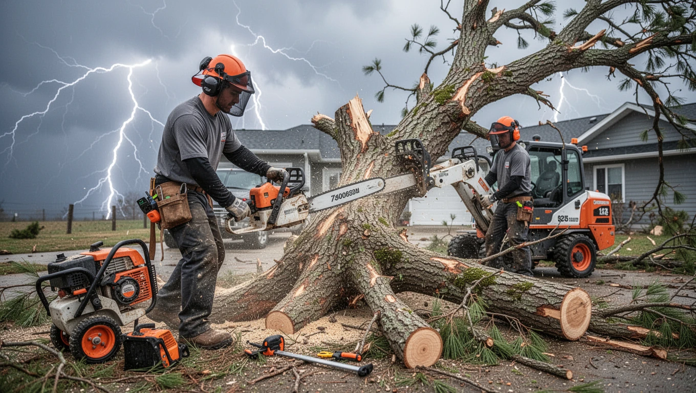 Storm Damage Tree Cleanup